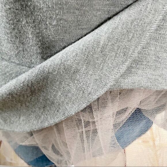 J. Crew tulle hem peplum ponte top - Picture 4 of 6